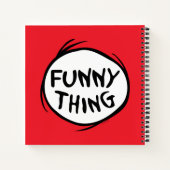 Carnet Dr. Seuss | Chose Un Chose Deux - Chose Drôle (Dos)