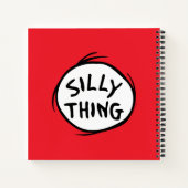 Carnet Dr. Seuss | Chose Un Chose Deux - Chose Idiote (Dos)