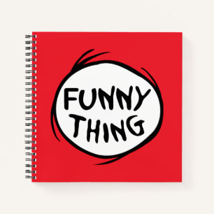 Carnet Dr. Seuss Chose Un Chose Deux - Drôle de Chose