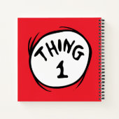 Carnet Dr. Seuss | Chose Une Chose Deux - Chose Un (Dos)