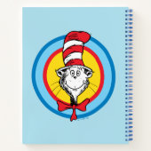 Carnet Dr. Seuss | Graphisme de tête de Chat dans le Chap (Dos)