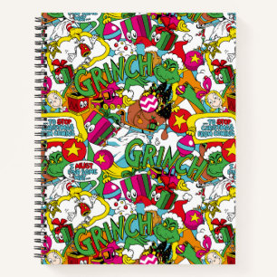 Carnet Dr. Seuss Grinch Motif Coloré