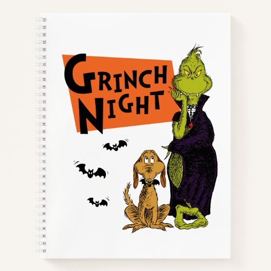 Carnet Dr Seuss | Hallowen Grinch Night Graphic (Devant)