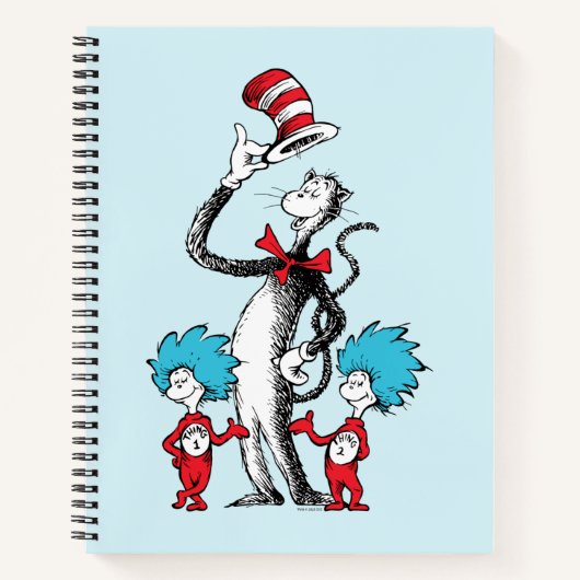 Carnet Dr. Seuss | Le Chat Chapeauté, Chose Une et Chose (Devant)