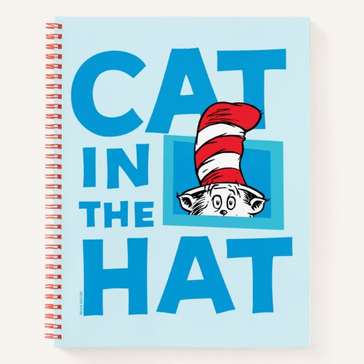 Carnet Dr. Seuss | Logo du Chat dans le Chapeau (Devant)