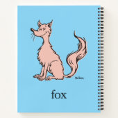 Carnet Dr. Seuss | Renard Rose (Dos)