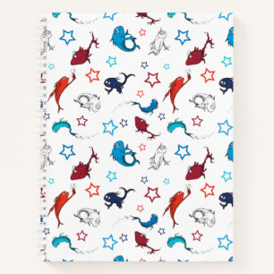 Carnet Dr. Seuss   Un Poisson Deux Poissons Motif Étoile