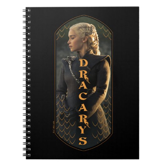 Carnet "Dracarys" Daenerys Targaryen Graphic (Devant)