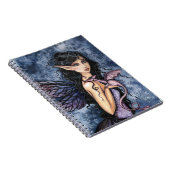 Carnet Dragon Améthyste Fée Violette Art Fantastique (Côté Droit)
