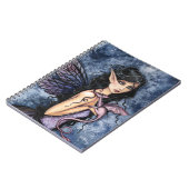 Carnet Dragon Améthyste Fée Violette Art Fantastique (Côté gauche)
