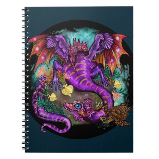 Carnet Dragon aquatique (Devant)