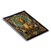 Carnet Dragon, Art Déco Mythique (Côté Droit)