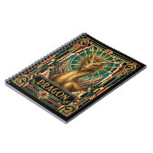 Carnet Dragon, Art Déco Mythique (Côté gauche)