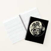 Carnet Dragon Avec Tiger Tattoo YIN Et Yang Beast Combatt (Intérieur)