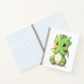 Carnet Dragon Bébé Vert (Intérieur)