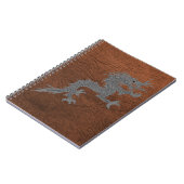 Carnet Dragon bhoutanais sur cuir (Côté gauche)