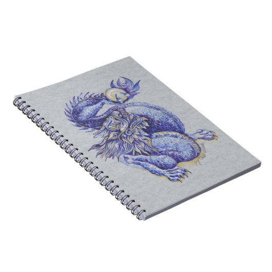 Carnet Dragon bleu (Côté Droit)