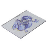Carnet Dragon bleu (Côté gauche)