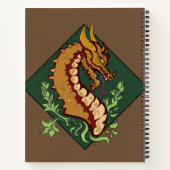 Carnet Dragon Brown stylisé (Dos)