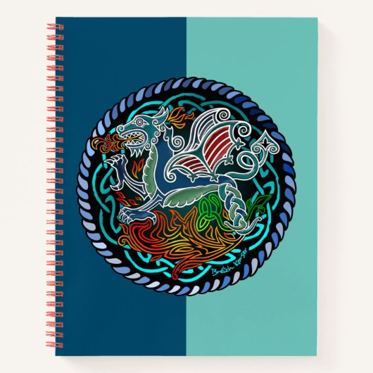 Carnet Dragon celtique (Devant)