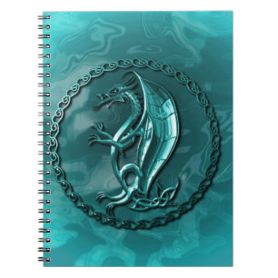 Carnet Dragon Celtique Bleu