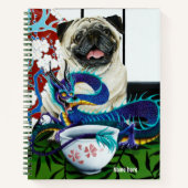 Carnet Dragon chinois de Chien carlin (Devant)