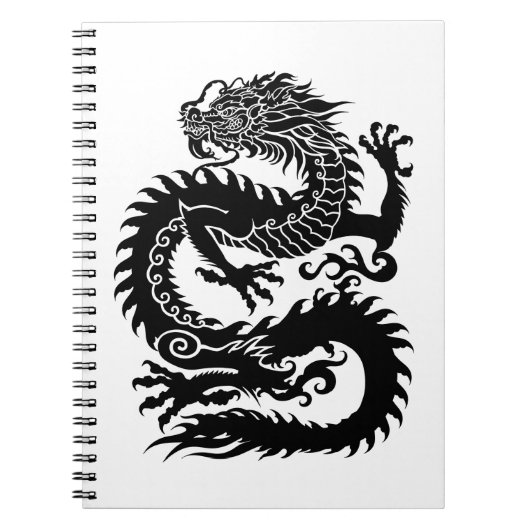 Carnet Dragon chinois traditionnel (Devant)