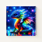 Carnet Dragon coloré (Dos)