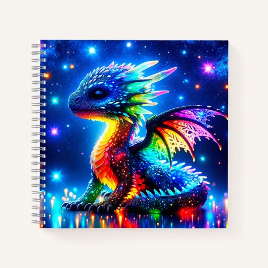 Carnet Dragon coloré (Devant)