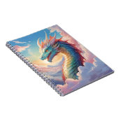 Carnet Dragon coloré dans le ciel (Côté Droit)