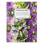 Carnet  dragon composition book (Devant)