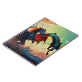 Carnet Dragon contre Pégase - Art Fantastique (Côté gauche)