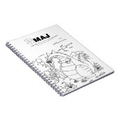 Carnet dragon cyrillique serbe (Côté Droit)