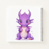 Carnet Dragon de bébé pourpre (Dos)