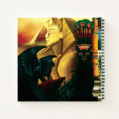 Carnet Dragon de chat de la reine égyptienne (Dos)