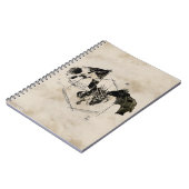Carnet Dragon de Feu Horntail Hongrois (Côté gauche)