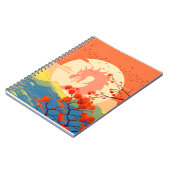 CARNET DRAGON DE MONTAGNE FLEUR DE NATURE (Côté gauche)