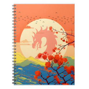 CARNET DRAGON DE MONTAGNE FLEUR DE NATURE
