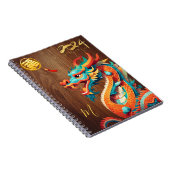 Carnet Dragon de Nouvel An Chinois 2024 Monogramme N (Côté Droit)