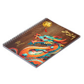 Carnet Dragon de Nouvel An Chinois 2024 Monogramme N (Côté gauche)