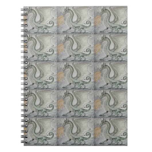 Carnet Dragon de respiration incendie (Devant)
