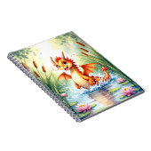 Carnet Dragon d'étang joueur (Côté Droit)