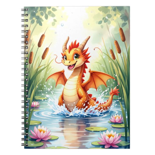 Carnet Dragon d'étang joueur (Devant)