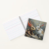 Carnet Dragon d'Imaginaire et lapin (Intérieur)