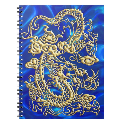 Carnet Dragon d'or incorporé (Devant)