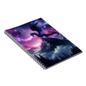 Carnet Dragon Éthéré Sombre Médiéval (Côté Droit)