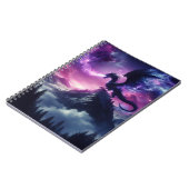 Carnet Dragon Éthéré Sombre Médiéval (Côté gauche)