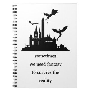 Carnet Dragon Fantasy Vintage