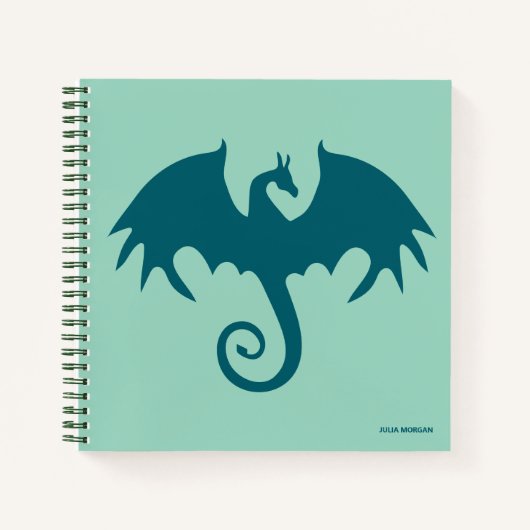 Carnet Dragon Imaginaire volant Personnalisé Personnalisé (Devant)