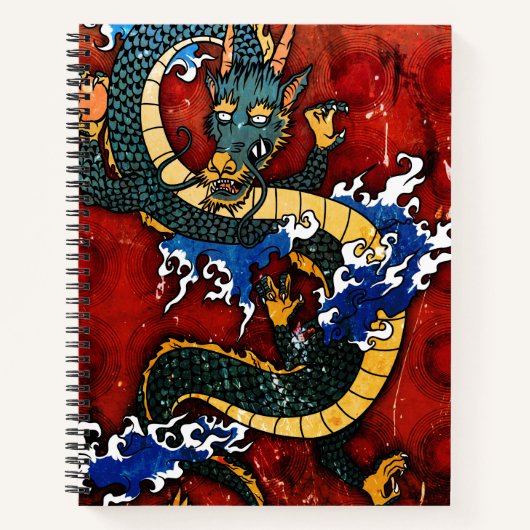 Carnet Dragon japonais (Devant)